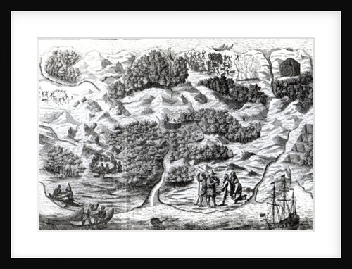 Robinson Crusoe's Island by English School
