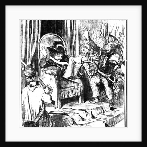 The Paris Urchin in the Tuileries by Honore Daumier