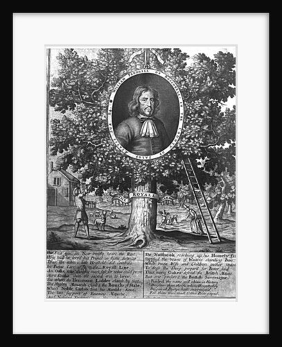 William Pendrill and the Boscobel Oak, c.1700 by English School