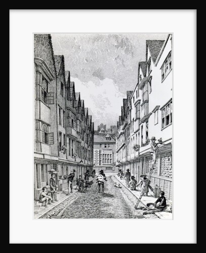 Winchester Street, London Wall, published 1814 by John Thomas Smith