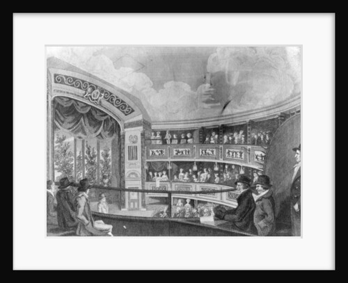 The Interior of the Olympic Theatre near Drury Lane, engraved by Henry Richard Cook, 1816 by Robert Blemell (after) Schnebbelie