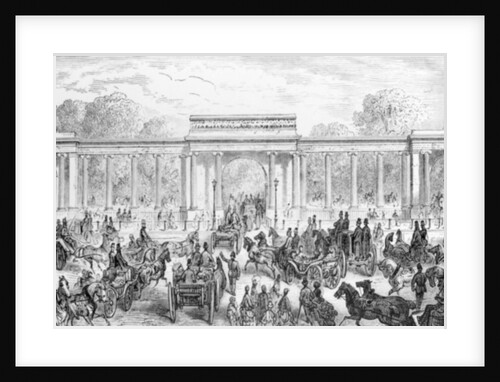 The Entrance to Hyde Park by Gustave Dore (after)