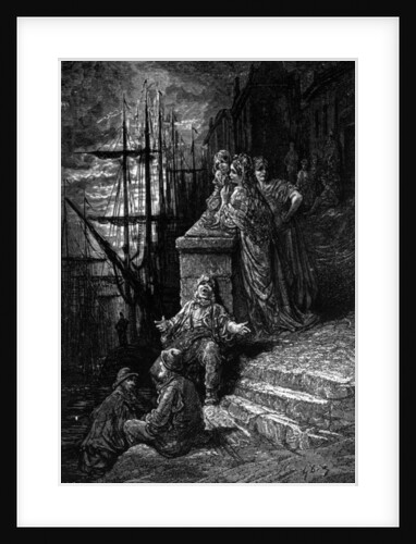 A Waterman's Family by Gustave (after) Dore