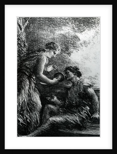 Sieglinde and Siegmund by Ignace Henri Jean Fantin-Latour