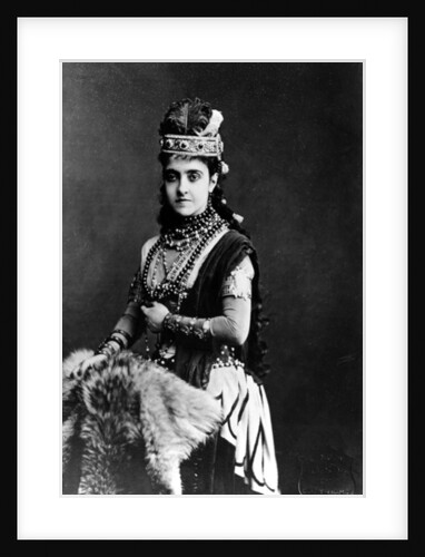 Adelina Patti in the role of Aida, 1876 by English Photographer
