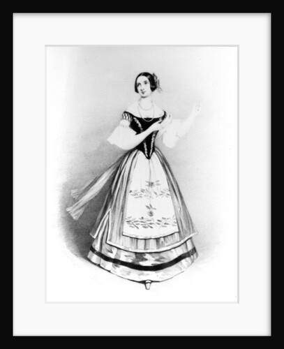 Fanny Persiani as Zerlina in Don Giovanni by Alfred-Edward Chalon