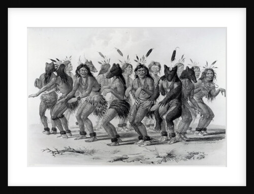 Native American Bear Dance by George Catlin