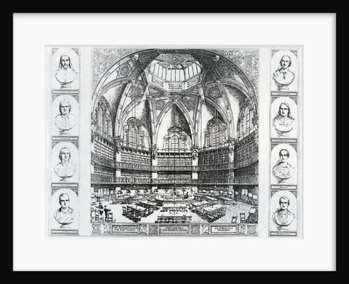 The Library and Reading Room at The People's Palace for East London, c.1880s by English School