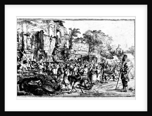 Country-fair with Two Charlatans, c.1640-80 by Constantin Daniel van Renesse