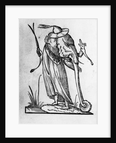 Illustration from 'The Humorous Dreams of Pantagruel' by Francois Desprez, published 1565 by Francois Desprez