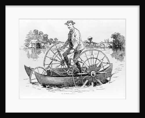 The Cycle in Use on the Water, c.1870-90 by English School