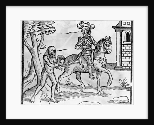 A Knight and A Wildman, c.1520-50 by Jacob Faber