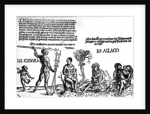 Der Kunig von Gutzin, print made by Georg Glockendon, 1511 by Hans (after) Burgkmair
