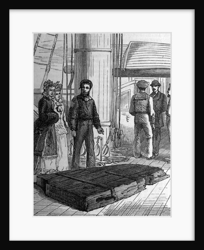 Broken Rudder of the Alert, c.1870s by English School