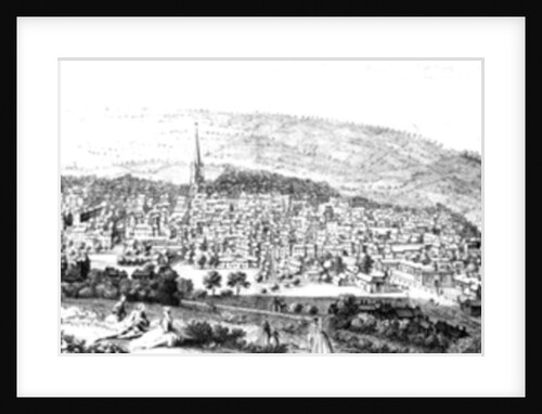 The East Prospect of Sheffield, in the County of York, 1745 by English School