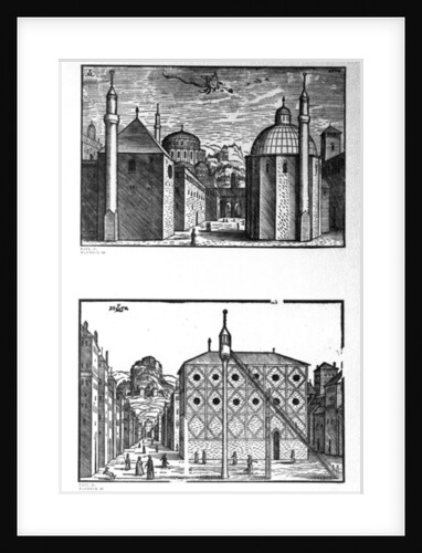 Streets and mosques of Constantinople, 1570 by Melchior Lorck