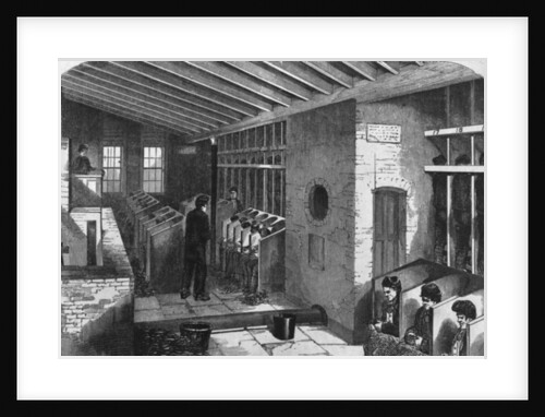 Tread-Wheel and Oakum-Shed at the City Prison, Holloway by English School