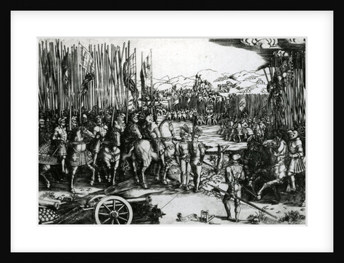 The Battle of Ravenna by Italian School