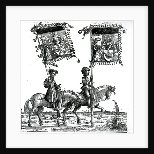 Two Knights by Hans Burgkmair