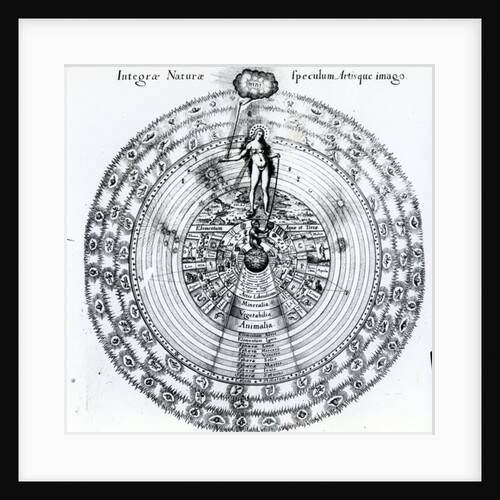 The correspondence between the human and the universe by English School