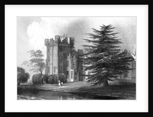 Faulkbourn Hall, near Whitham, Essex by William Henry Bartlett