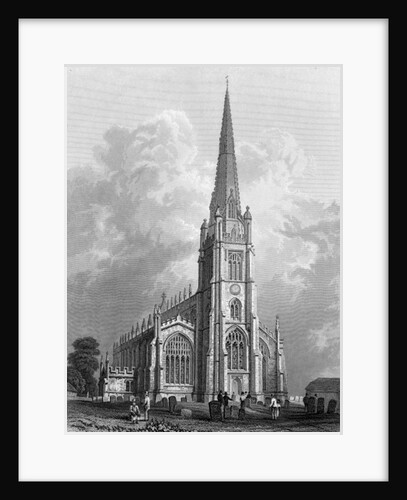 Church of St. Mary the Virgin, Saffron Walden by William Henry Bartlett