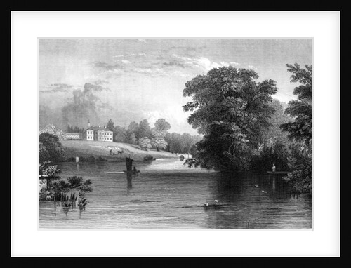 Braxted Lodge, near Witham, Essex by William Henry Bartlett