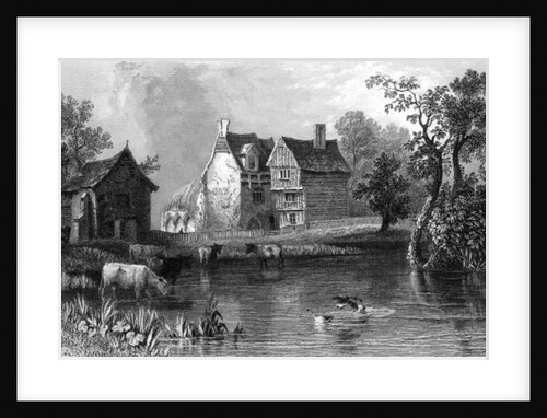 Beleigh Abbey, near Maldon, Essex by William Henry Bartlett