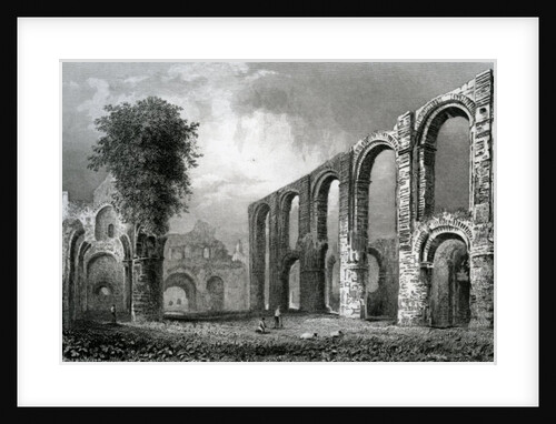 St. Botolph's Priory Church, Colchester, Essex, 1832 by William Henry Bartlett