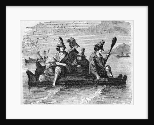 Balsas, or Boat of Skin, used by the Natives on the American Coast by English School