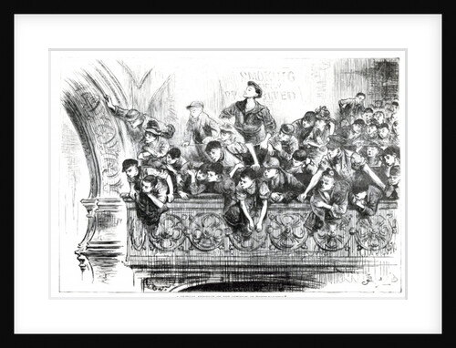 A Critical Audience on the Question of 'Step-Dancing', c.1870s by English School