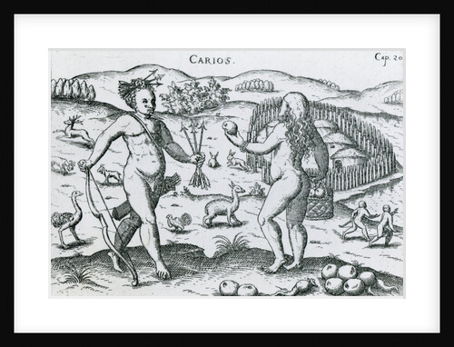 The Carios of Paraguay, 1599 by Ulrich Schmidl