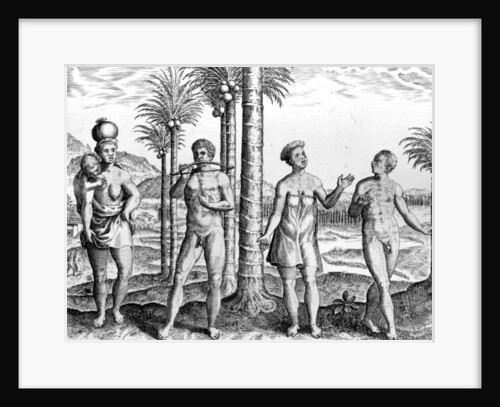 Caffre People by Theodor de Bry