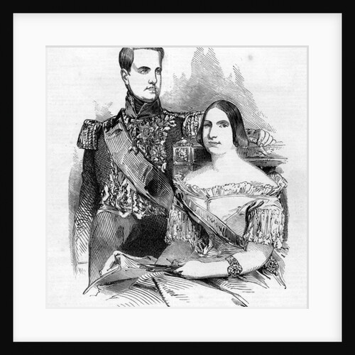 The Emperor and Empress of Brazil by English School