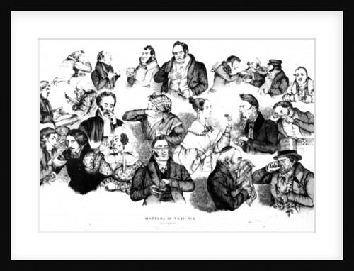 Matters of Taste No.4 / As Regards Snuffing, print made by W & J O Clerk, c.1835-40 by English School