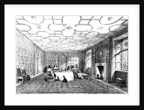 Dining Room, Levens, Westmorland, 1848 by Joseph Nash