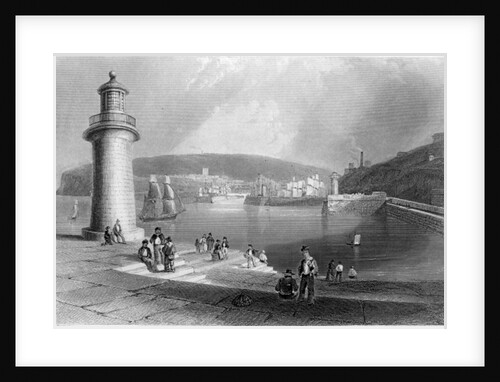 Whitehaven Harbour, c.1840-50 by William Henry Bartlett