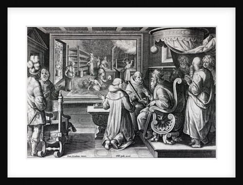 Ser, Sive Sericus Vermis by Jan van der Straet
