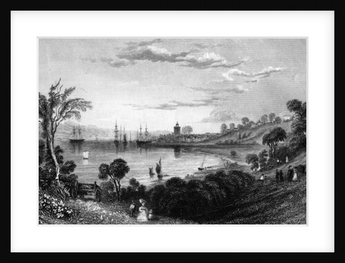 Wivenhoe, Essex by William Henry (after) Bartlett
