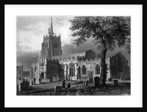 St. Mary's Church, Chelmsford by William Henry Bartlett