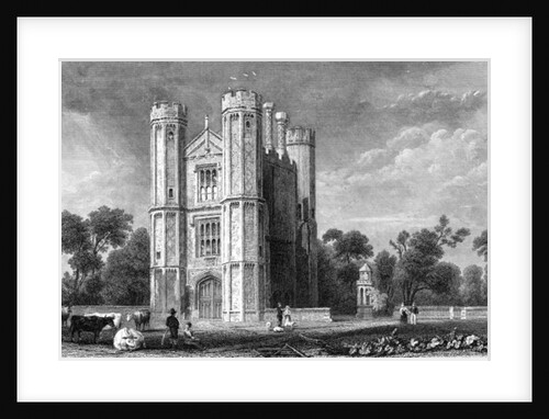 Leighs Priory, Essex by William Henry (after) Bartlett