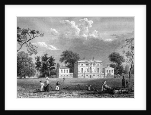 Hare Hall, Essex by William Henry Bartlett