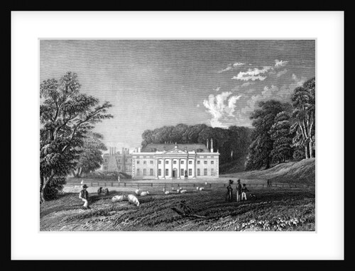 Weald Hall, Essex, engraved by John Rogers, 1833 by William Henry (after) Bartlett