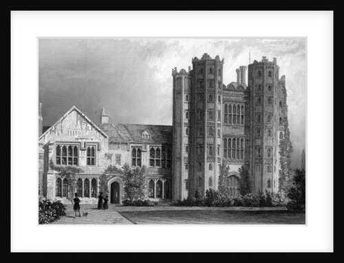 Layer Marney Tower, Essex by William Henry Bartlett