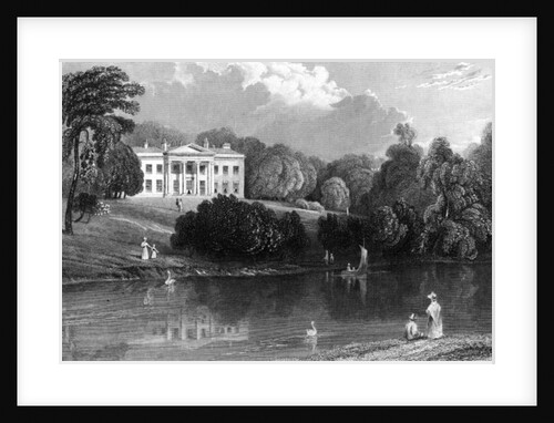 Debden Hall, Essex, 1833 by William Henry Bartlett