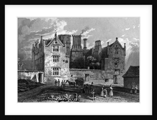 South View of Eastbury House, near Barking by William Henry (after) Bartlett