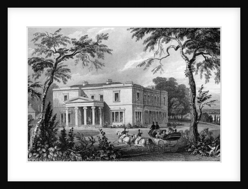 Stisted Hall, near Braintree, Essex, engraved by John Carr Armytage, 1832 by William Henry (after) Bartlett