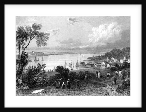 Manningtree, Essex by William Henry (after) Bartlett