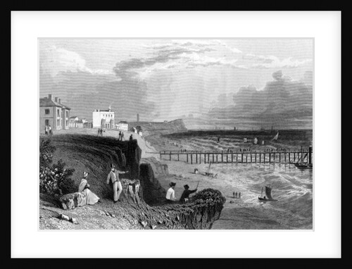 Walton on the Naze, Essex by William Henry (after) Bartlett