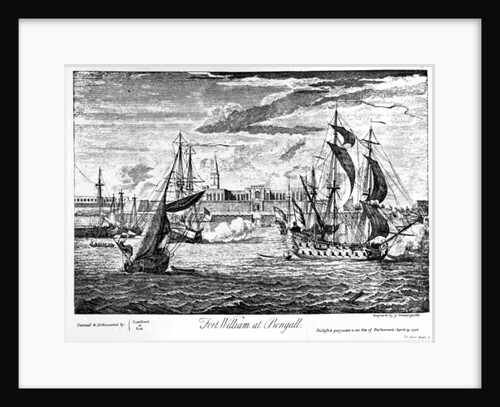 Fort William at Bengall, 1736 by Gerard Vandergucht